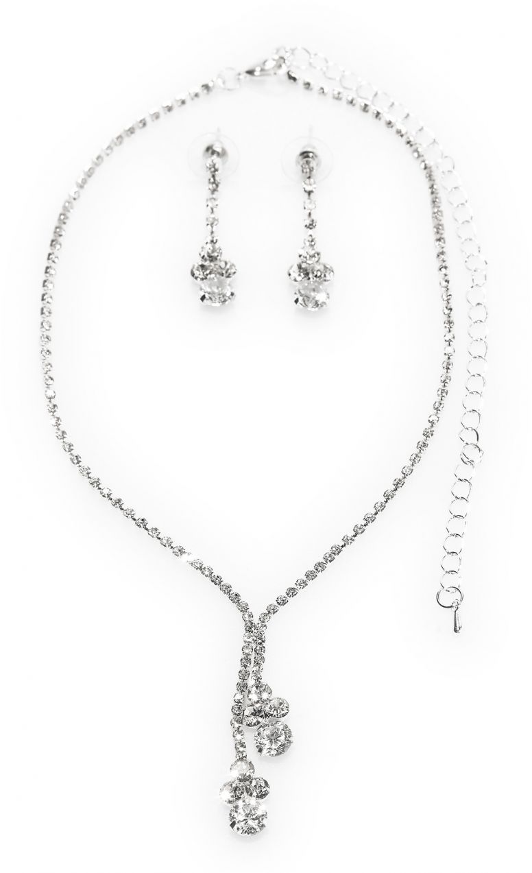 GATE Balenie náušníc a náhrdelníka s ozdobnými kamienkami