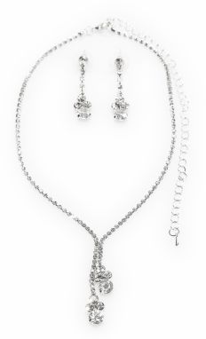 GATE Balenie náušníc a náhrdelníka s ozdobnými kamienkami