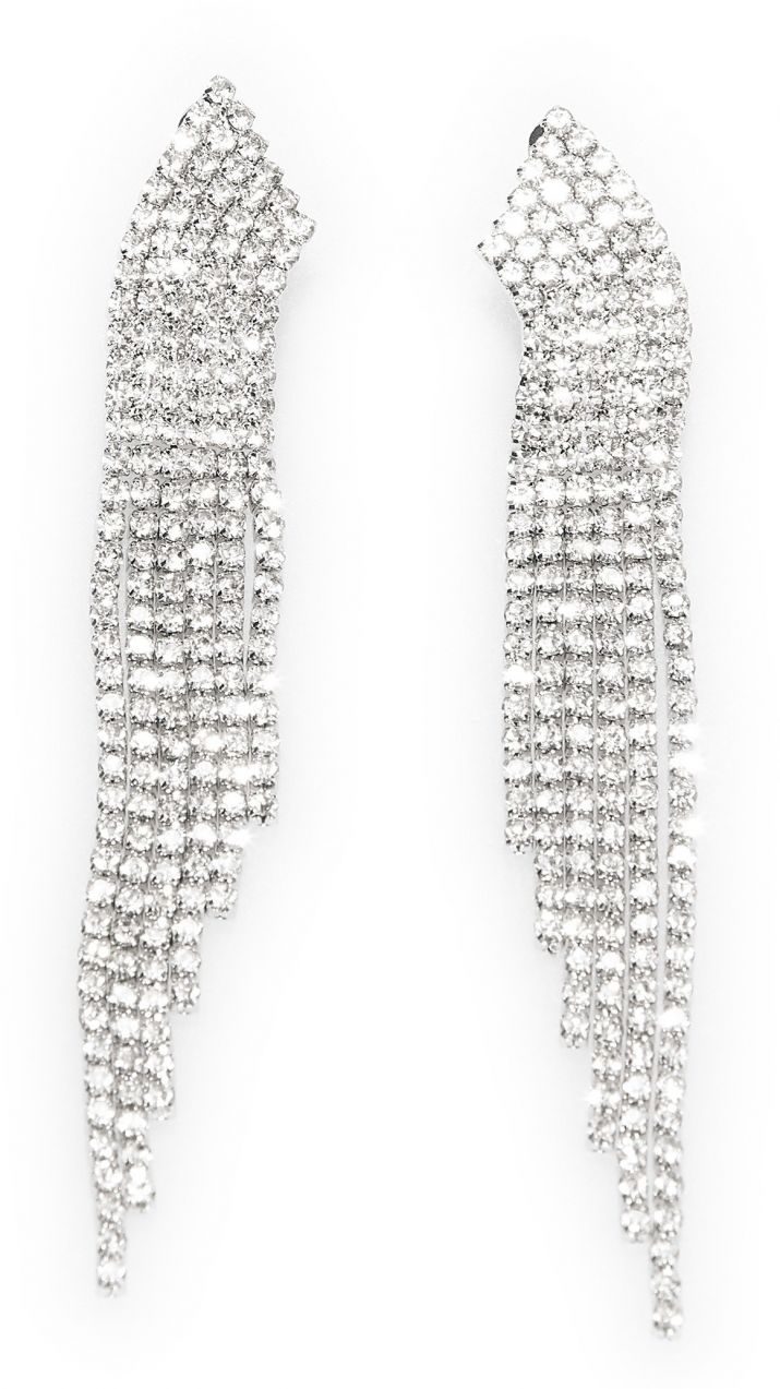 GATE Dlhé kamienkové náušnice