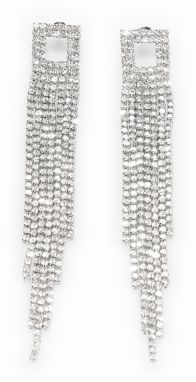 GATE Dlhé kamienkové náušnice