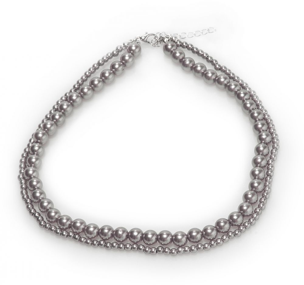 GATE Dvojradový perličkový náhrdelník