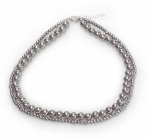 GATE Dvojradový perličkový náhrdelník