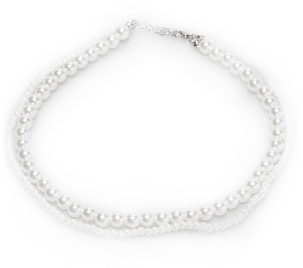 GATE Dvojradový perličkový náhrdelník