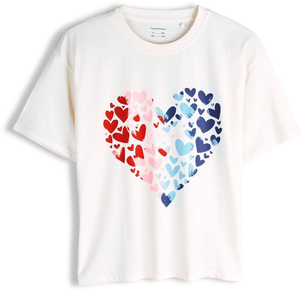 GATE Nadrozmerné tričko s potlačou