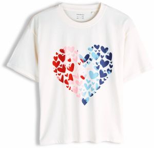 GATE Nadrozmerné tričko s potlačou