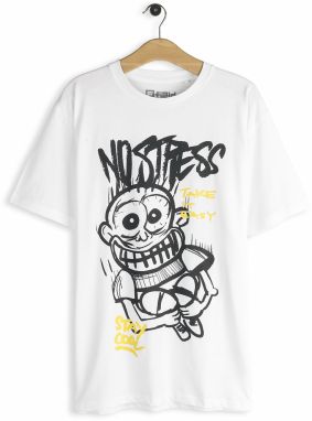 GATE Bavlnené tričko s potlačou