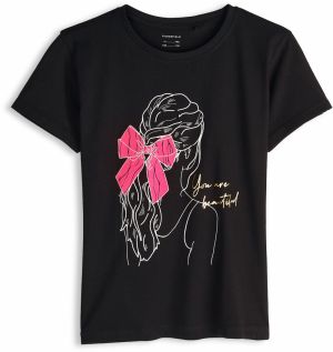 GATE Bavlnené tričko s potlačou