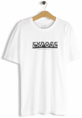 GATE Bavlnené tričko s nápisom