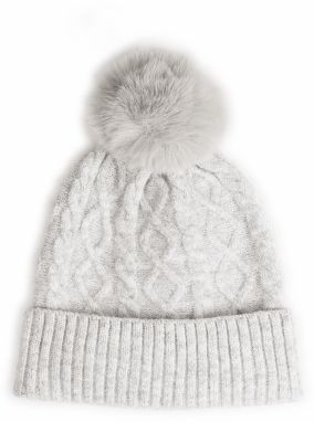 GATE Pletená čiapka s brmbolcom