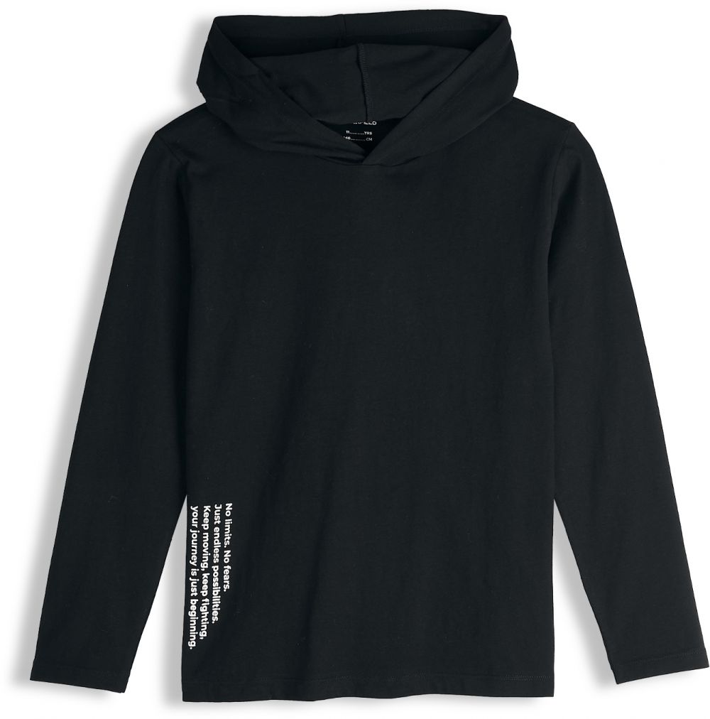 GATE Bavlnené tričko s kapucňou