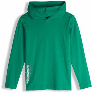 GATE Bavlnené tričko s kapucňou