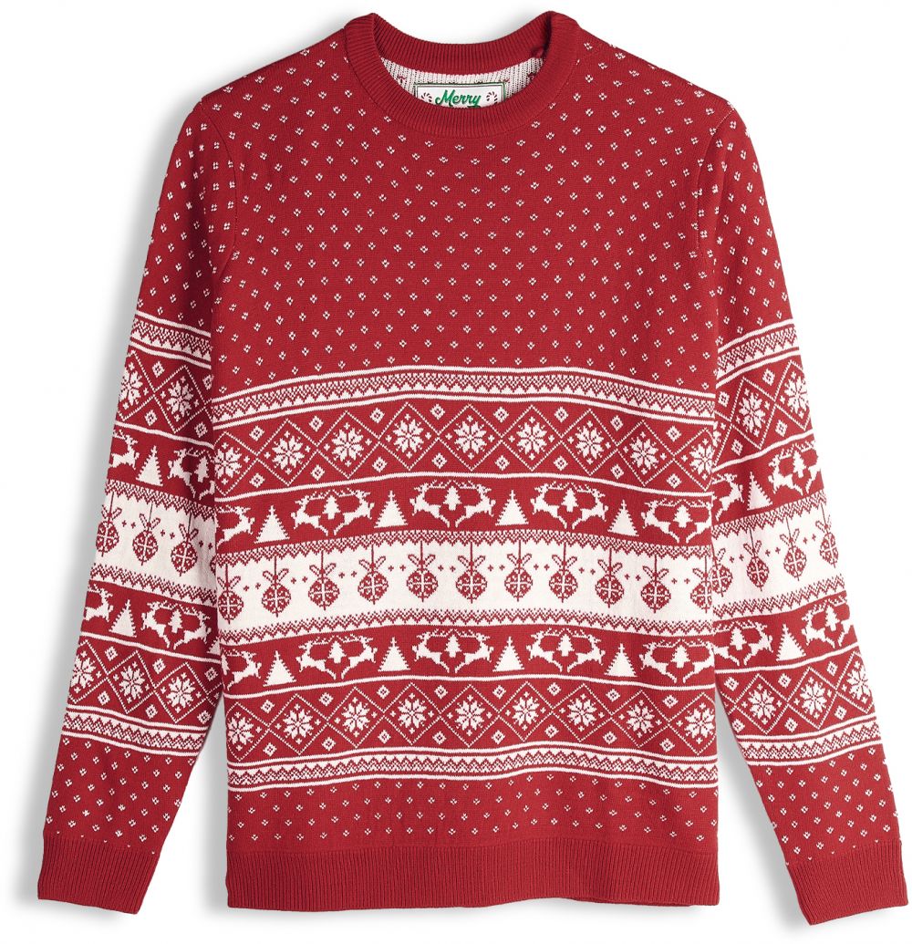 GATE Pulóver s vianočným motívom