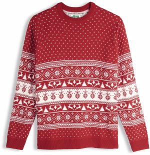 GATE Pulóver s vianočným motívom