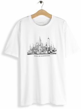 GATE Bavlnené tričko s potlačou