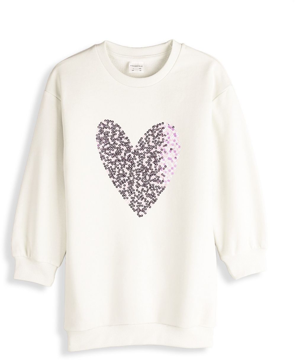 GATE Predĺžená mikina s flitrami