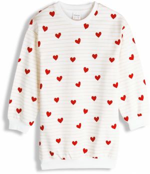 GATE Predĺžená mikina s potlačou