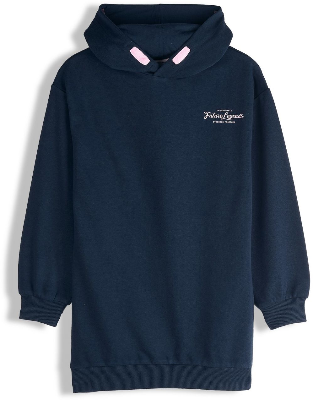 GATE Predĺžená mikina s kapucňou