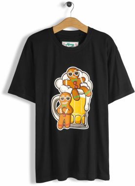 GATE Bavlnené tričko s vianočnou potlačou