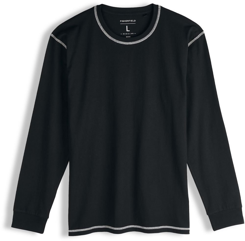 GATE Bavlnené tričko s kontrastnou niťou