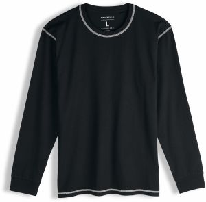 GATE Bavlnené tričko s kontrastnou niťou