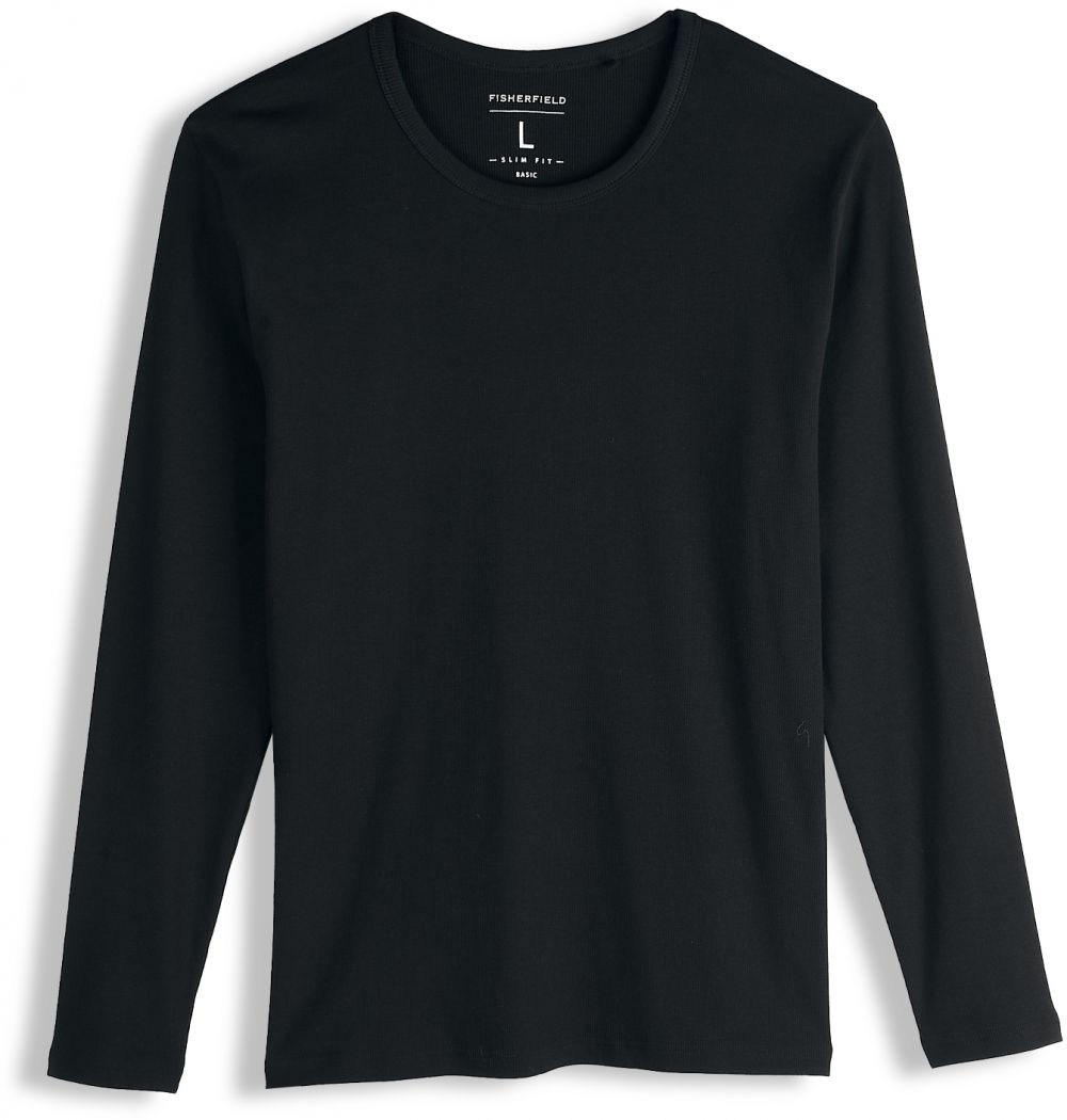 GATE Základné rebrované tričko