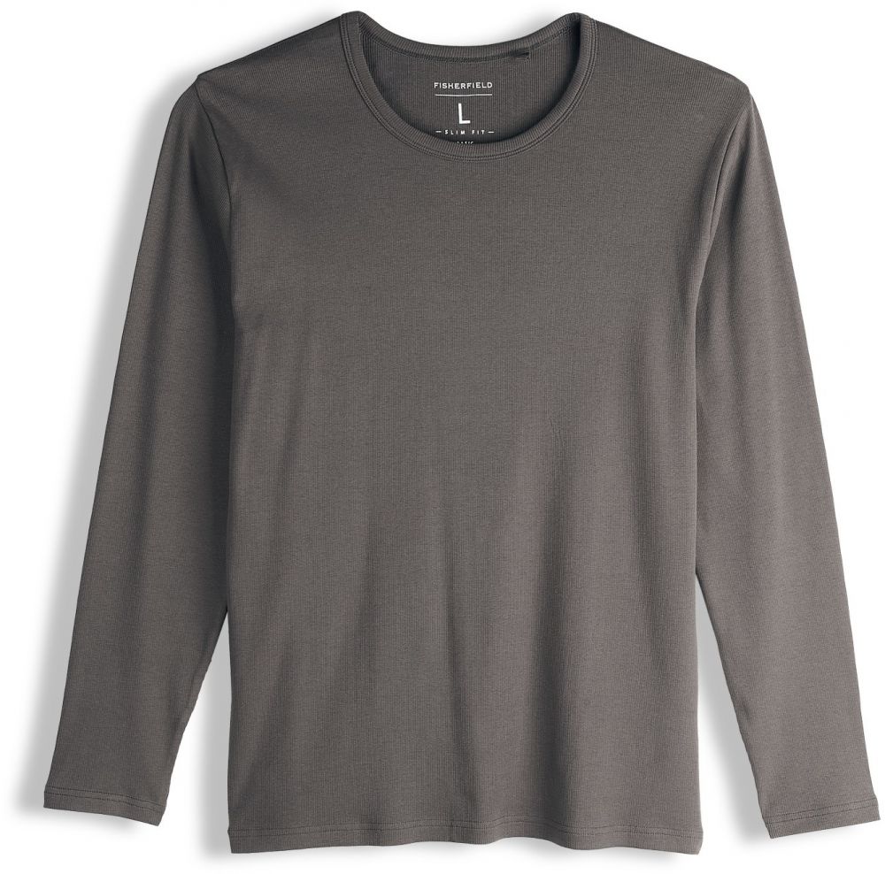 GATE Základné rebrované tričko