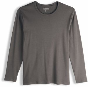 GATE Základné rebrované tričko