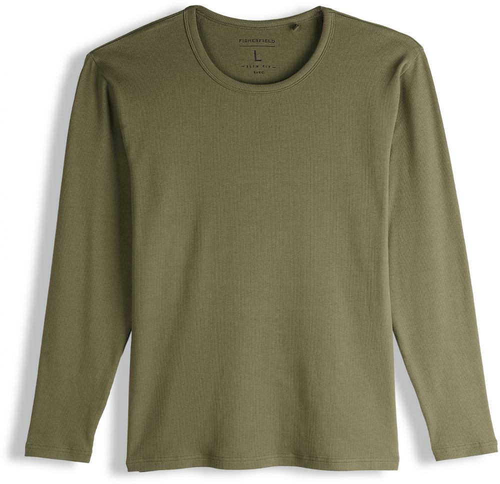 GATE Základné rebrované tričko