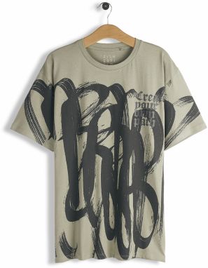 GATE Bavlnené tričko s potlačou