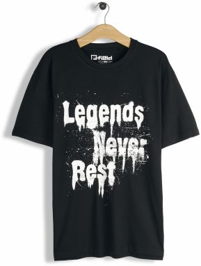 GATE Bavlnené tričko s nápisom