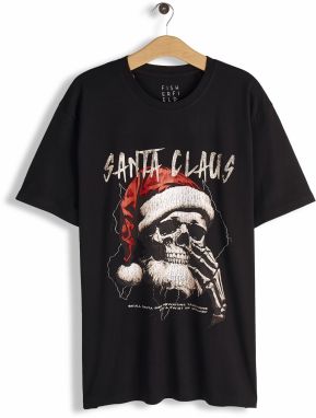 GATE Bavlnené tričko s vianočnou potlačou