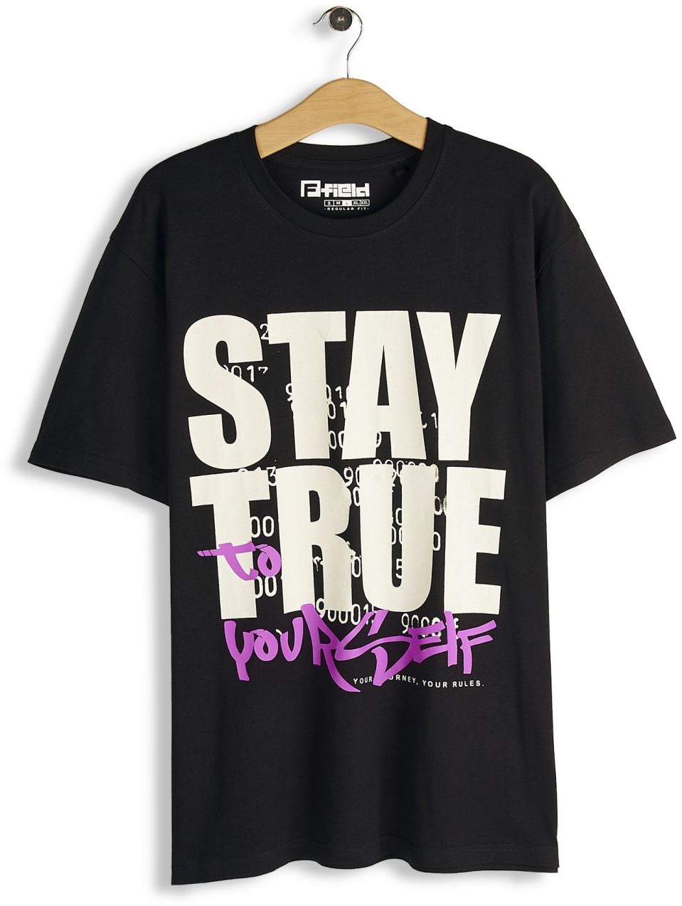 GATE Bavlnené tričko s nápisom