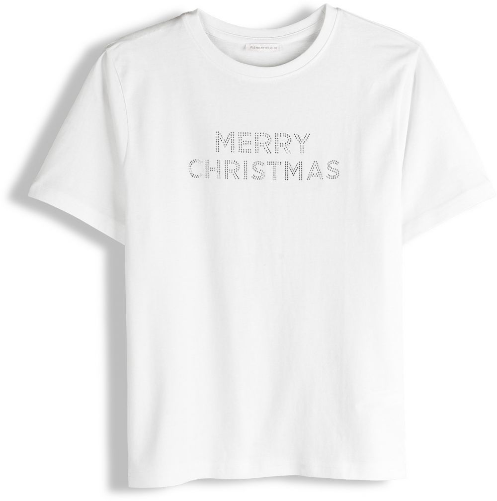 GATE Bavlnené tričko s vianočnou aplikáciou