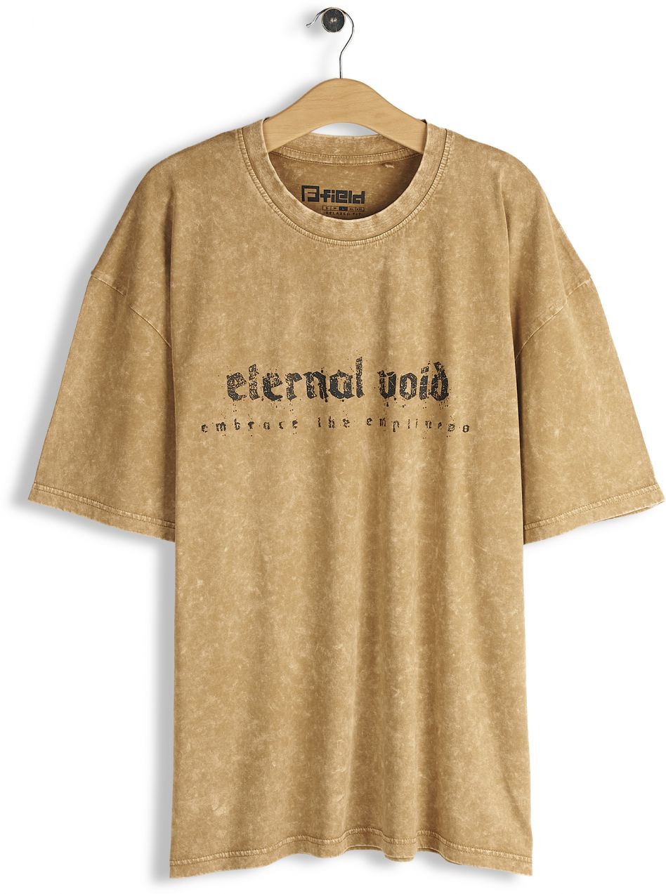 GATE Tričko s potlačou a vyblednutým efektom