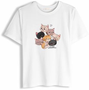 GATE Bavlnené tričko s potlačou