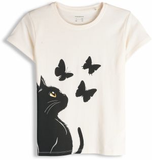 GATE Bavlnené tričko s potlačou