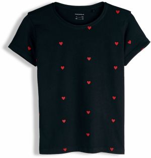 GATE Tričko so srdiečkami