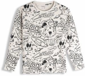 GATE Bavlnené tričko s potlačou