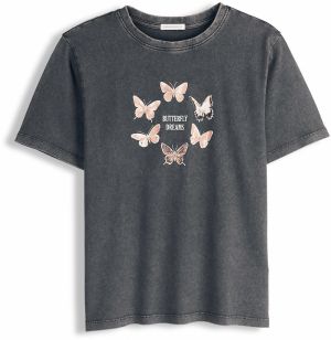 GATE Bavlnené tričko s potlačou