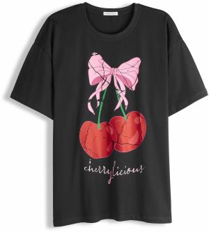 GATE Bavlnené tričko s potlačou