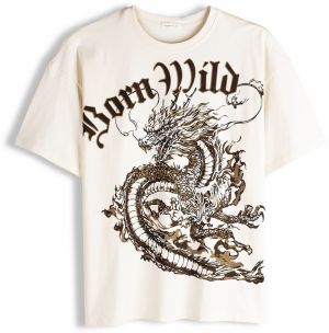 GATE Bavlnené tričko s potlačou