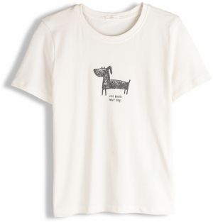 GATE Bavlnené tričko s potlačou