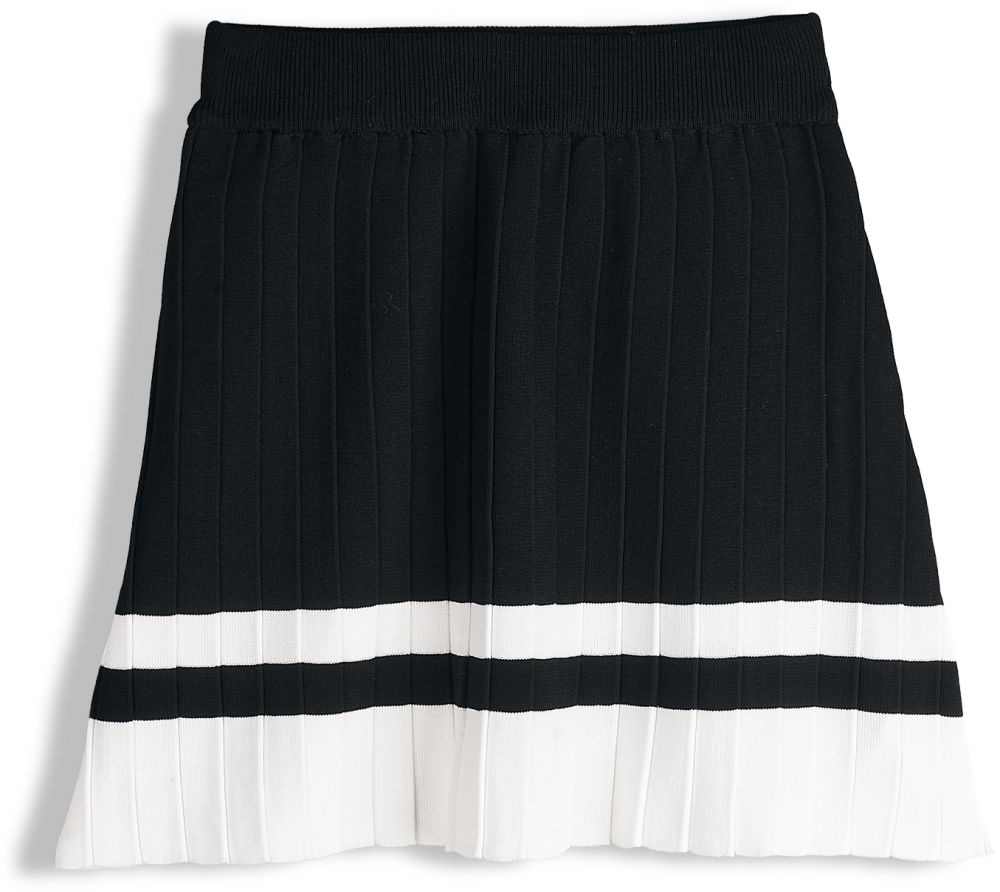 GATE Skladaná mini sukňa