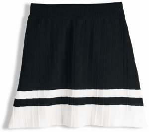 GATE Skladaná mini sukňa