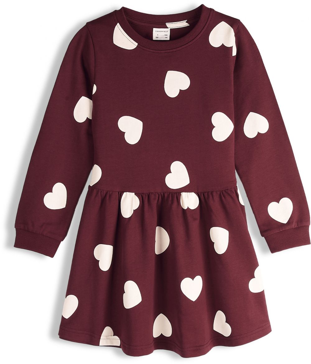 GATE Mikinové šaty s potlačou