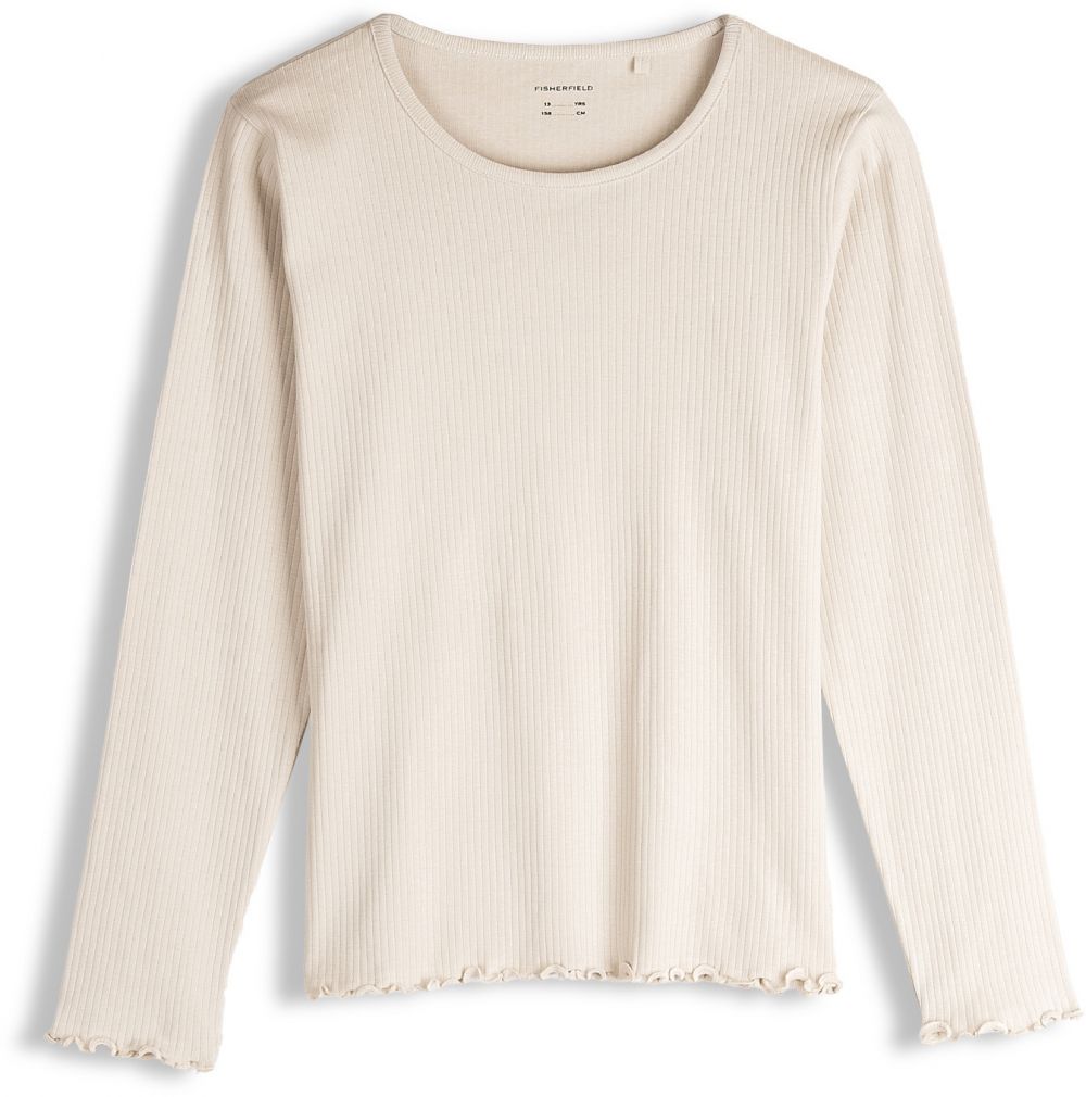 GATE Rebrované bavlnené tričko