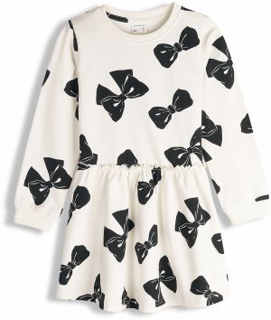 GATE Mikinové šaty s potlačou