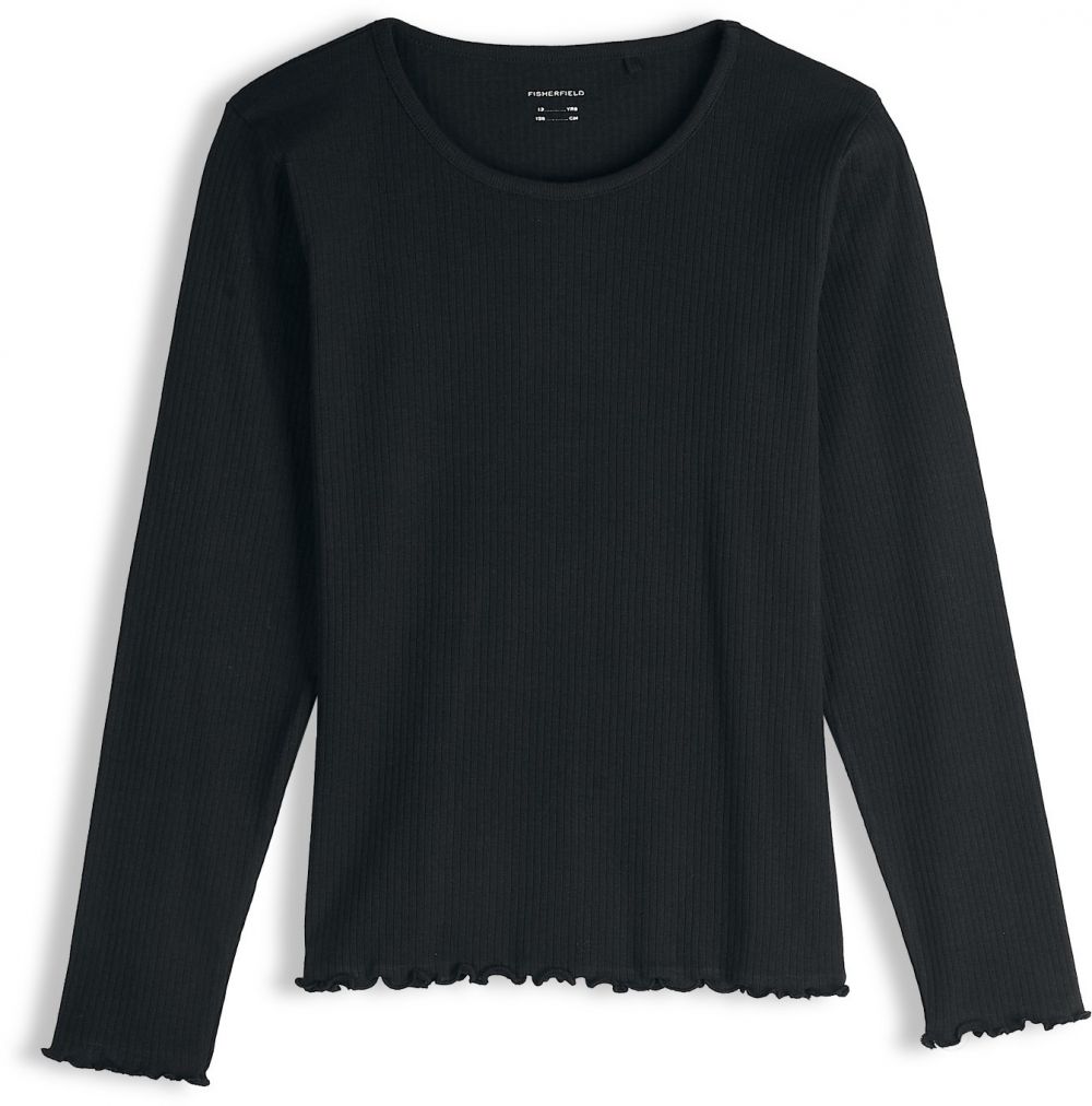 GATE Rebrované bavlnené tričko