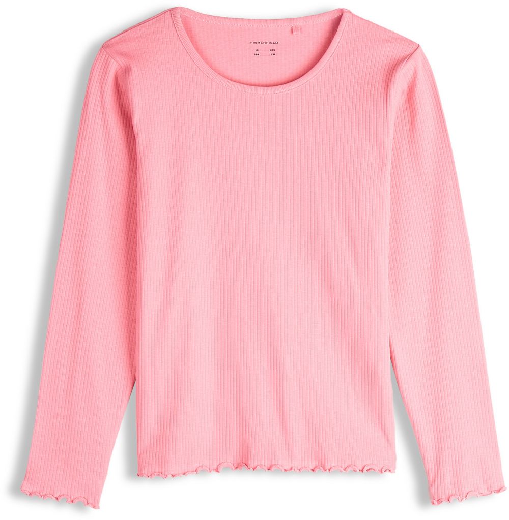 GATE Rebrované bavlnené tričko