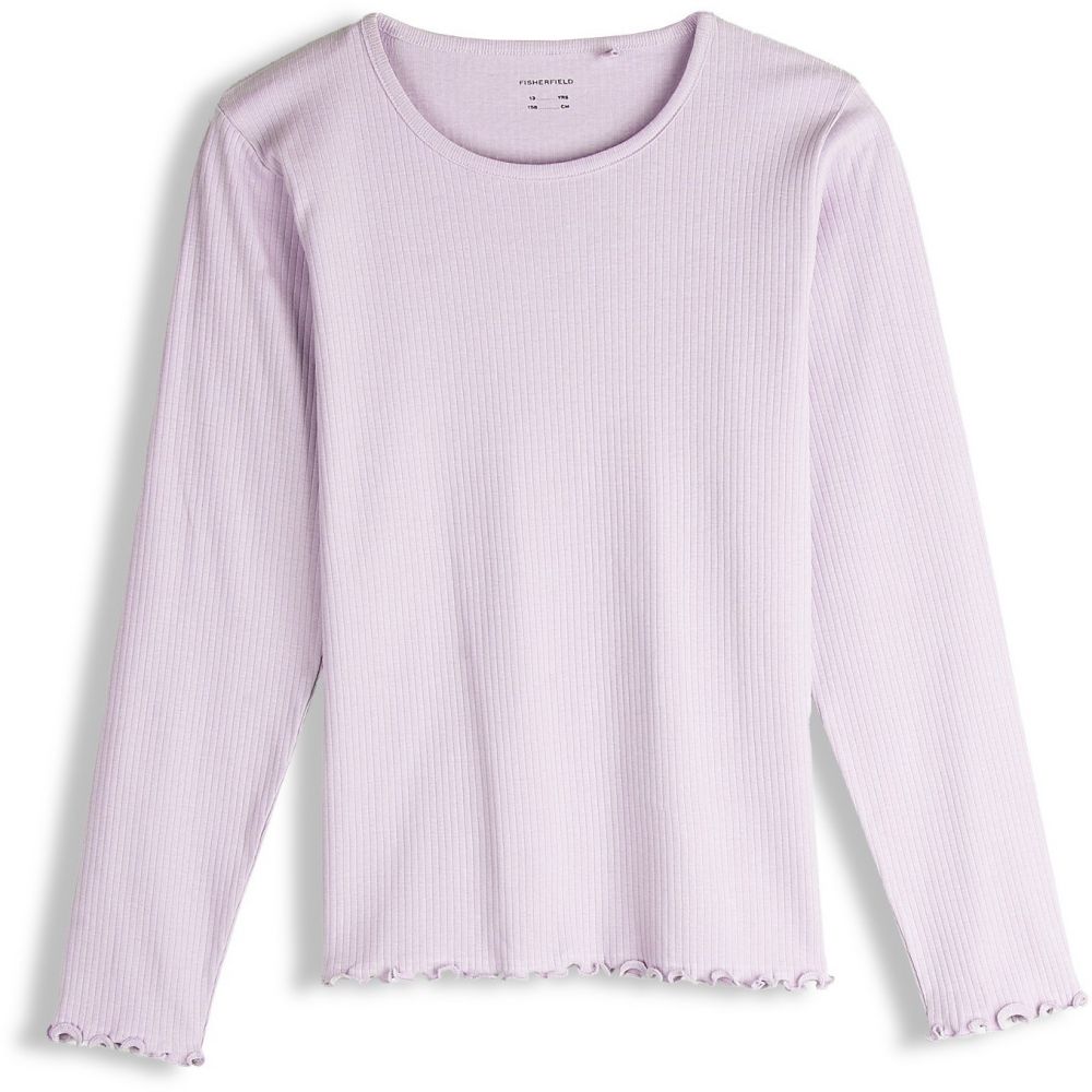 GATE Rebrované bavlnené tričko